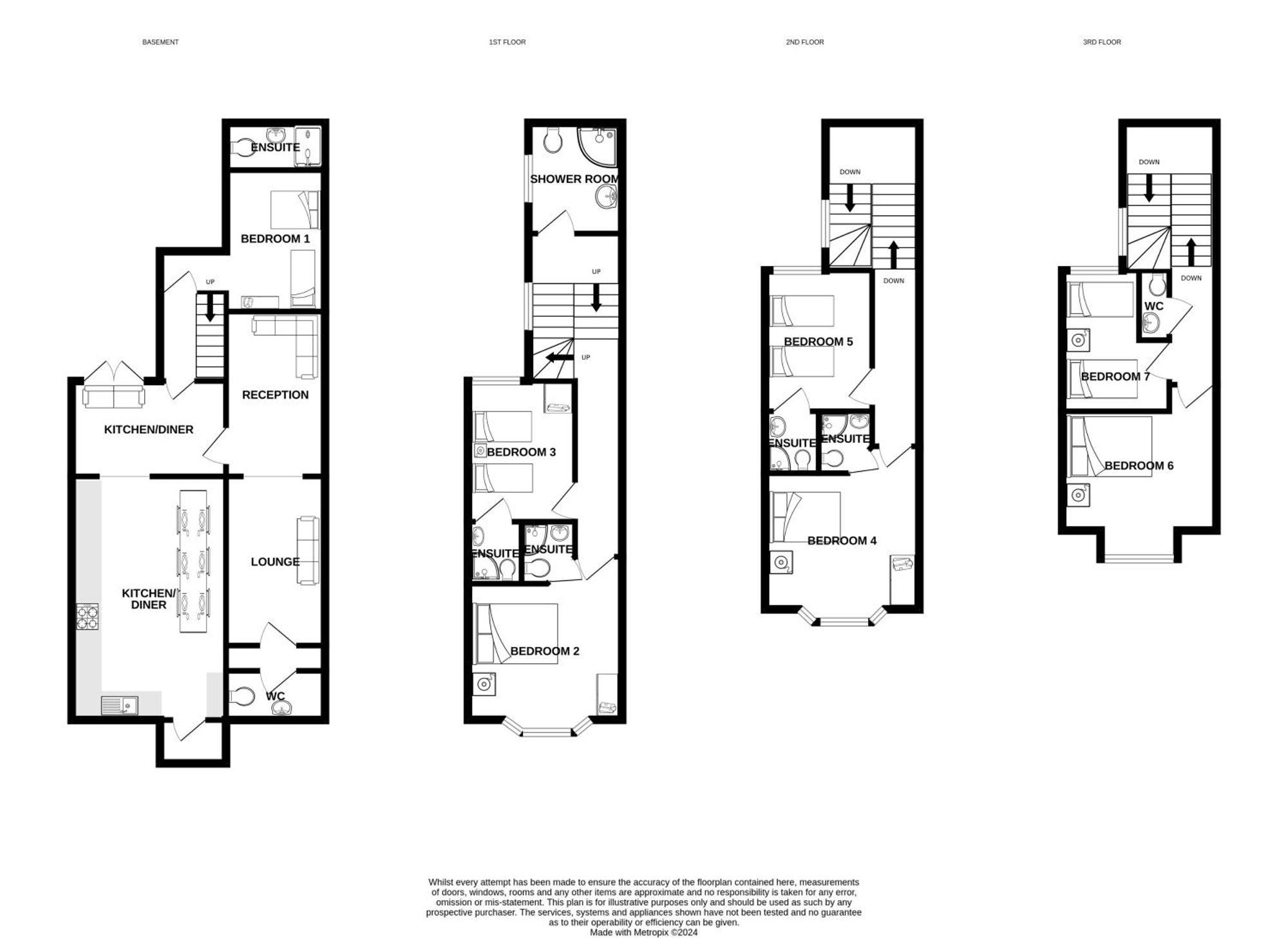 Villa 7 Bed House Hove Extérieur photo